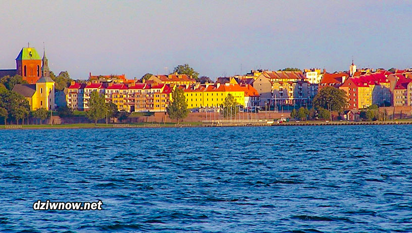 Kamień Pomorski panorama miasta