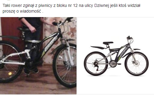 Skradziono rower w Dziwnowie