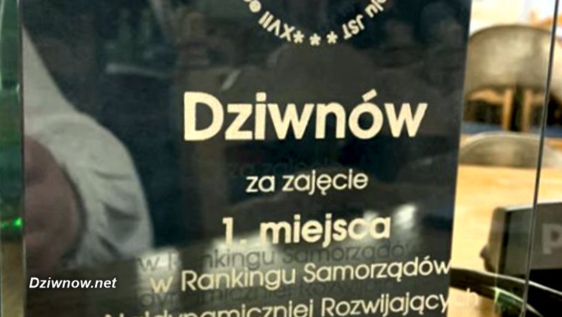 Gmina Dziwnów na pierwszym miejscu w kraju