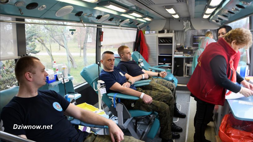 Żołnierze z Dziwnowa oddali 10 litrów krwi